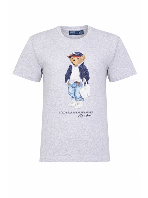 T-shirt Polo Bear in jersey di cotone POLO RALPH LAUREN | 211A96261001